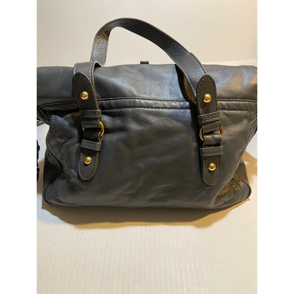 Marc Jacobs Petal to the Metal Natasha Gray Leather Shoulder Bag - Picture 6 of 14